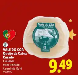 Lidl vale do côa queijo de cabra curado promoção