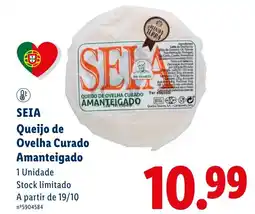 Lidl Seia Queijo de Ovelha Curado Amanteigado promoção