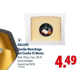 Lidl Deluxe Queijo Manchego promoção