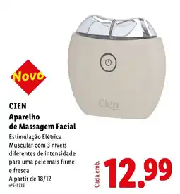 Lidl Cien aparelho de massagem facial promoção