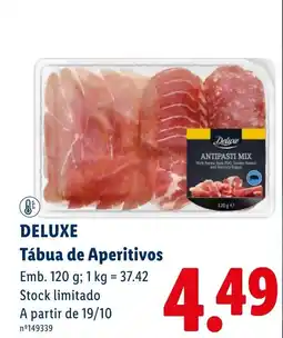 Lidl Deluxe Tábua de Aperitivos promoção
