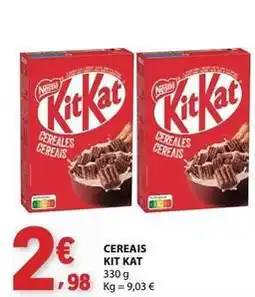E.Leclerc Kit kat - cereais promoção