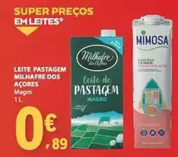 E.Leclerc Milhafre - leite pastagem promoção