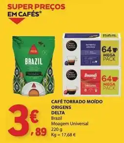 E.Leclerc Delta q - café torrado moido promoção