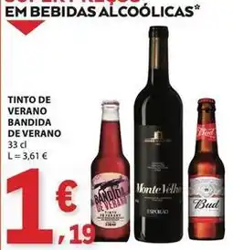 E.Leclerc Monte velho - tinto de verano bandida de verano promoção