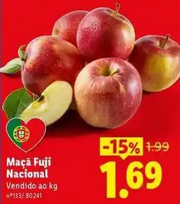Lidl Nacional - maçã fuji promoção