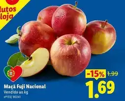 Lidl Nacional - maçã fuji promoção