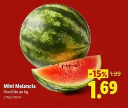 Lidl Mini - melancia promoção