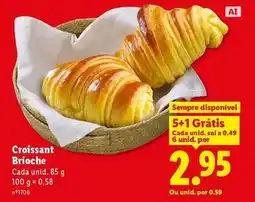 Lidl A+ - croissant brioche promoção