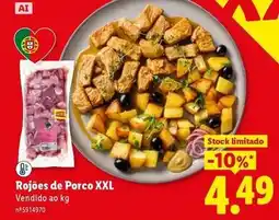 Lidl Xxl - rojoes de porco xxl promoção