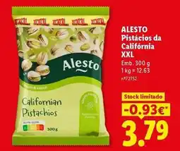 Lidl Alesto - pistacios da california promoção