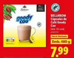 Lidl Bellarom - capsulas de cafe goody cao promoção