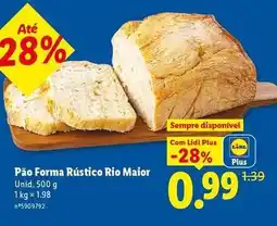 Lidl Forma+ - pão forma rústico maior promoção