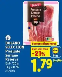 Lidl Dulano - presunto serrano reserva promoção
