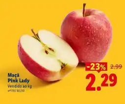 Lidl Maca pink lady promoção