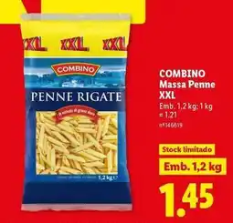 Lidl Combino - massa penne xxl promoção