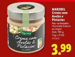 Lidl com - creme com avelas e pistacios promoção