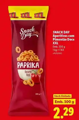 Lidl Xxl - snack day aperitivos con pimentão doce promoção