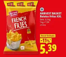 Lidl Xxl - batatas fritas promoção