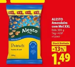 Lidl Alesto - amendoim com mel xxl promoção