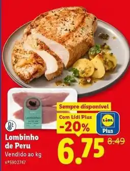 Lidl com - lombinho de peru promoção