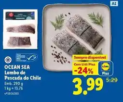 Lidl Ocean sea - lombo de pescada do chile promoção