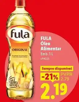 Lidl Fula - óleo alimentar promoção