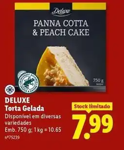 Lidl Deluxe - torta gelada promoção