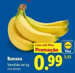 Lidl com - banana promoção