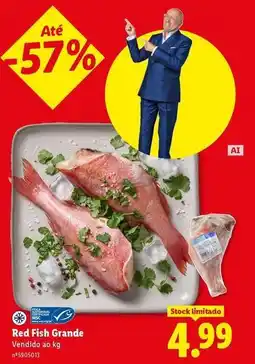 Lidl Red fish grande promoção