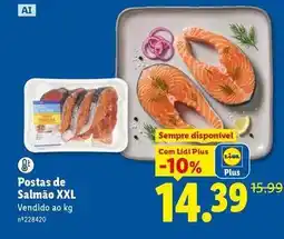 Lidl com - postas de salmao xxl promoção