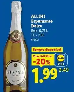 Lidl com - espumante dolce promoção