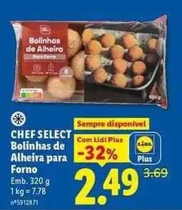 Lidl Chef select - bolinhas de alheira para forno promoção