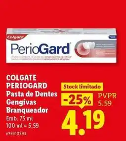 Lidl Colgate - pasta de dentes gengivas branqueador promoção