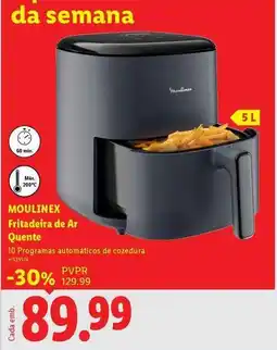 Lidl Moulinex - fritadeira de ar quente promoção