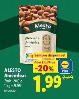 Lidl Alesto - almendras promoção