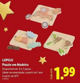 Lupilu - puzzle em madeira