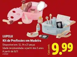Lidl Lupilu - lupilu kit de profissões em madeira promoção