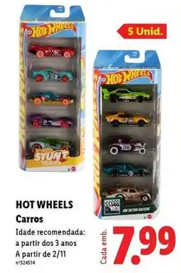 Lidl Hot wheels - carros promoção