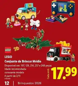 Lidl Lego - conjunto de brincar medio promoção