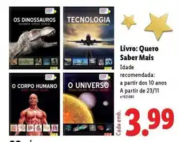 Lidl A+ - livro: quero saber mais promoção