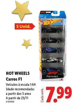 Lidl Hot wheels - carros f11 promoção