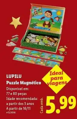 Lidl Lupilu - puzzle magnetico promoção