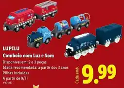 Lidl Lupilu - comboio com luz e som promoção