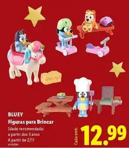 Lidl Bluey - figuras para brincar promoção