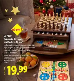 Lidl Lupilu - conjunto de jogos em madeira promoção