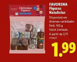 Lidl Favorina - figuras natalicias promoção