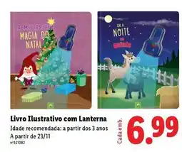 Lidl Livro ilustrativo com lanterna promoção