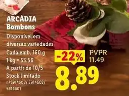 Lidl Arcadia - bombons promoção