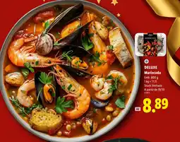 Lidl Deluxe Mariscada promoção